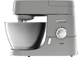 Kenwood, Kenwood Chef Kvc3110S + At337 - Küchenmaschine + Mixerglas (Silber), KENWOOD Chef KVC3110S + AT337 - Küchenmaschine Kunststoff Mixaufsatz (Silber)