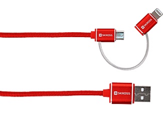 Skross 2.700260 - Ladekabel und Synchronisation (Rot)