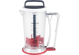 Zyliss, Zyliss Smooth Blend - Handrührgerät und Mixbecher (Weiss/Grau), Zyliss - Rührtopf, 23cm, Transparent