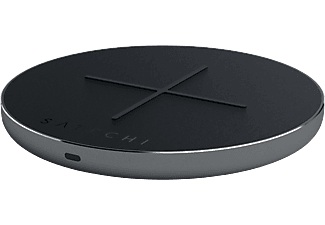Satechi, Satechi Aluminum Type-C - Wireless Fast Charging Qi Pad (Grau/Schwarz), 