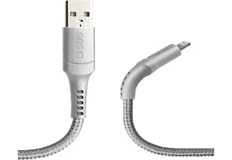 SBS Unbreakable Collection - Lightning-Kabel (Silber)