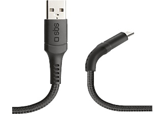 SBS Unbreakable Collection - Type C Kabel (Schwarz)