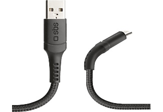 SBS Unbreakable Collection - Micro-USB Kabel (Schwarz)