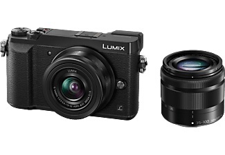 Panasonic, Panasonic Dmc-Gx80Wegk+12-35Mm+35-100Mm - Systemkamera (Fotoauflösung: 16 MP) Schwarz, 
