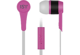 ISY, ISY Iie-1101 - Kopfhörer (In-ear, Pink), ISY Iie-1101 - Kopfhörer (In-ear, Pink)
