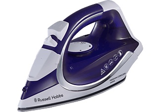 RUSSELL HOBBS, Russell Hobbs 23435046002 - Dampfbügeleisen (Violett, weiss), Russell Hobbs SupremeSteam Cordless 23300-56 Dampfbügeleisen