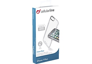 CELLULAR LINE, Cellular Line Clearduoiph755T - Handyhülle (Passend für Modell: Apple iPhone 7 Plus, iPhone 8 Plus), 