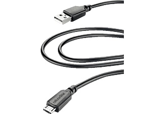 CELLULAR LINE, Cellular Line USB zu Micro-USB Datenkabel - cellularline USB zu Micro-USB Datenkabel (Schwarz), CELLULAR LINE USB zu Micro-USB Datenkabel - cellularline (Schwarz)