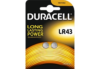 undefined, DURACELL Knopfzelle 1,5V LR43 2 Stück, DURACELL Knopfbatterie Specialty LR43 LR43, 1.5V 2 Stück