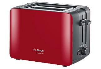Bosch, Bosch ComfortLine - Toaster (Rot/Anthrazit), 