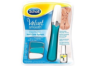 Scholl, Scholl Velvet Smooth Elektronisches Nagelpflegesystem, Scholl Velvet Smooth Nagelpflegesystem Nagelpflege System ? Pediküre Set/Maniküre Set ? Grün