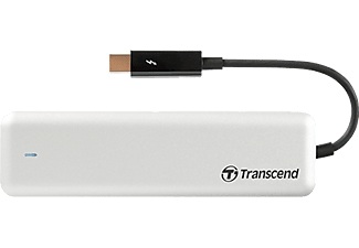 Transcend, Transcend JetDrive 855 Festplatte (240 GB, Weiss), Transcend JetDrive? 855 Mac 240 GB Externe SSD Thunderbolt 3 Silber TS240GJDM855