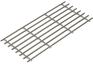 OUTDOORCHEF, Outdoorchef 18.212.46 DGS Edelstahl Grillrost - Grillzubehör (Silber), Outdoorchef Grillrost 20.3 x 44 cm