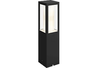 Philips, Philips Hue White and Color Ambiance Impress - Garten-Sockelleuchte (Schwarz), Philips Hue Impress Outdoor Sockelleuchte schwarz