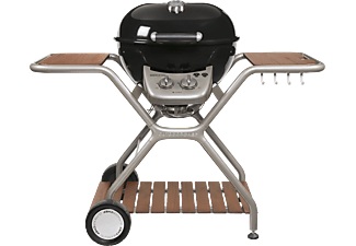 OUTDOORCHEF, Outdoorchef 18.127.99 Montreux 570 G Wood - Gasgrill (Schwarz/Holz), Outdoorchef Gasgrill Montreux 570 G | 9.7 kW