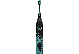 HAPPYBRUSH, Happybrush Vibe 3 StarterKit Schwarz - Elektrische Zahnbürste (Schwarz), happybrush Schallzahnbürste ECO V3 Schwarz