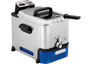 Tefal, Tefal Fr8040 Oleoclean Inox&design - Friteuse (Schwarz, silber), Tefal Oleoclean Inox & Design FR804015CH Fritteuse