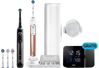 Oral-B, Oral-B Genius 10900N - Elektrische Zahnbürste (Rosé-gold/Schwarz), 