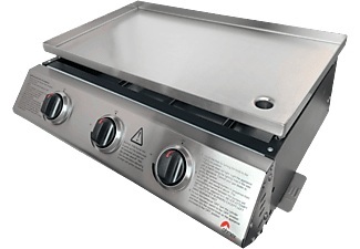 Ohmex, Ohmex Bbq-3030Ss - Gasgrill (Grau), OHMEX Plancha mit Gas OHM-BBQ-3030SS