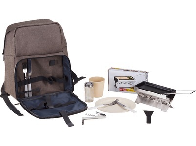 Nouvel, Nouvel ´´Raclette´´ - Wanderrucksack (Braun), NOUVEL Teelicht-Raclette - Wanderrucksack (Silber)