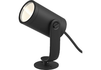 Philips HUE, Philips HUE - Outdoorleuchte LILY - schwarz - Metall - 20cm, Philips hue Lily Gartenspot Extension (8W)