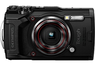 Olympus, Olympus Tough TG-6 Digitalkamera 12 Mio. Pixel Opt. Zoom: 4 x Schwarz GPS, Stoßfest, Wasserdicht bis 15 m,, 