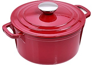 Nouvel, Nouvel 402502 - Gussbräter (Rot), Nouvel Gussbräter rund 10 cm rot-schwarz