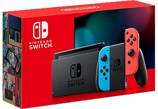 Switch (2019) - Spielekonsole - Neon-Rot/Neon-Blau