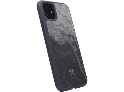 Apple, Woodcessories - iPhone 11 Hülle Stone Edition EcoBump (STO061) - Camo Gray, Woodcessories Stone - Schutzhülle (Passend für Modell: Apple iPhone 11)