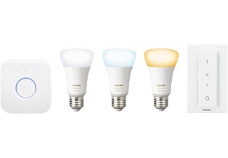 Philips, Philips Hue Leuchtmittel E27, Bluetooth, Philips Hue White Ambiance E27 3er Starter-Kit