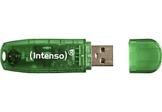 Intenso, Intenso 3502460 - USB-Stick (8 GB, Grün), Intenso USB-Stick Rainbow Line, 8GB, USB 2.0, green, 3502460