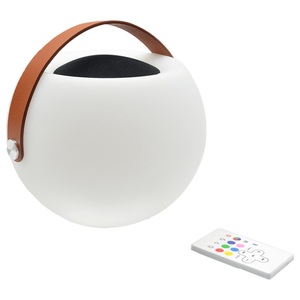 K6, K6 Bubble Lampe mit integriertem Bluetooth Lautsprecher inklusive Fernbedienung Weiss, Phone Strap Smartphone Kette