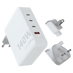 Xtorm, Xtorm GAN-Ladegerät XVC2140 4-Port mit Kabel Weiss, Xtorm XCV2140 WS 4-port Ladegerät