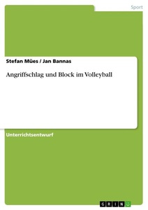 GRIN, Angriffschlag und Block im Volleyball, Angriffschlag und Block im Volleyball