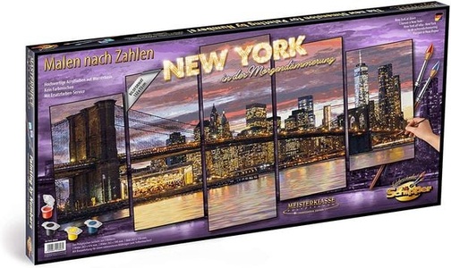 undefined, New York in der Morgendämmerung, Schipper Malen nach Zahlen »Malen nach Zahlen«