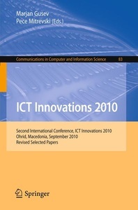 SPRINGER, ICT Innovations 2010, 