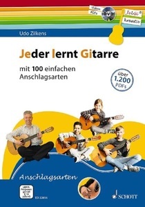 undefined, Jeder lernt Gitarre - Anschlagsarten, m. DVD, 