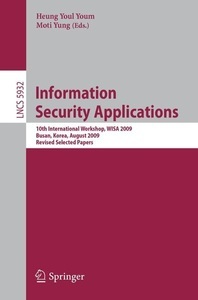 SPRINGER, Information Security Applications, 