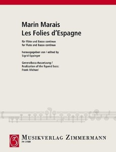 undefined, Les Folies d'Espagne, Flöte und Basso continuo, Les Folies d?Espagne