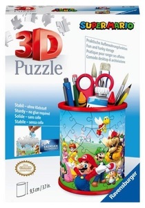 Ravensburger 3D Puzzle Utensilo Super Mario- Stiftehalter für Super Mario Fans ab 6 Jahren