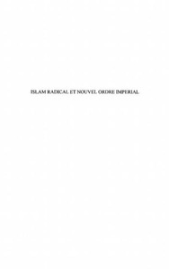 Harmattan, Islam radical et nouvel ordreimperial, 