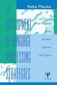 Taylor & Francis Ltd., The Development of Language Processing Strategies, 