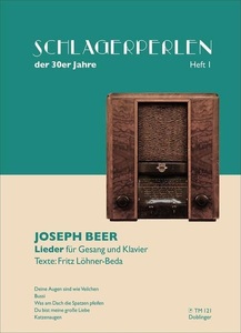 undefined, Schlagerperlen der 30er Jahre, für Gesang und Klavier. H.1, 