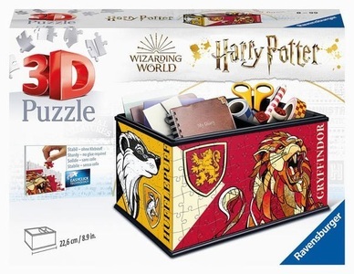 Ravensburger 3D Puzzle 11258 - Aufbewahrungsbox Harry Potter -- Praktischer Organizer für Harry Potter Fans ab 8 Jahren