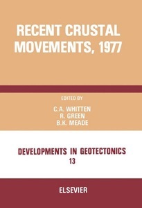 Elsevier Science & Techn., Recent Crustal Movements, 1977, 