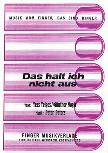 ROBA Musikverlage, Das halt ich nicht aus, Das halt ich nicht aus
