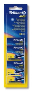 Pelikan, Pelikan Pelikan 4001® TP/6 Tintenpatronen 5er-Pack in königsblau, Pelikan Tintenpatronen 4001® mit 5 x 6er Set Standard-Patronen, Königsblau