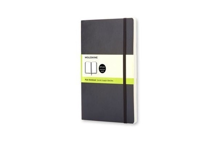 undefined, Moleskine QP613 Notizbuch Schwarz 192 Blätter, Moleskine Notizbuch Soft, A6, blanko, schwarz, 714-8
