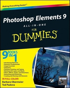 John Wiley & Sons Inc, Photoshop Elements 9 All-in-One For Dummies, 