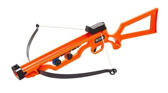 BestSaller, Petron SURESHOT Crossbow Kinder Armbrust mit 3 Pfeilen, orange/schwarz, Petron SURESHOT Crossbow Kinder Armbrust mit 3 Pfeilen, orange/schwarz